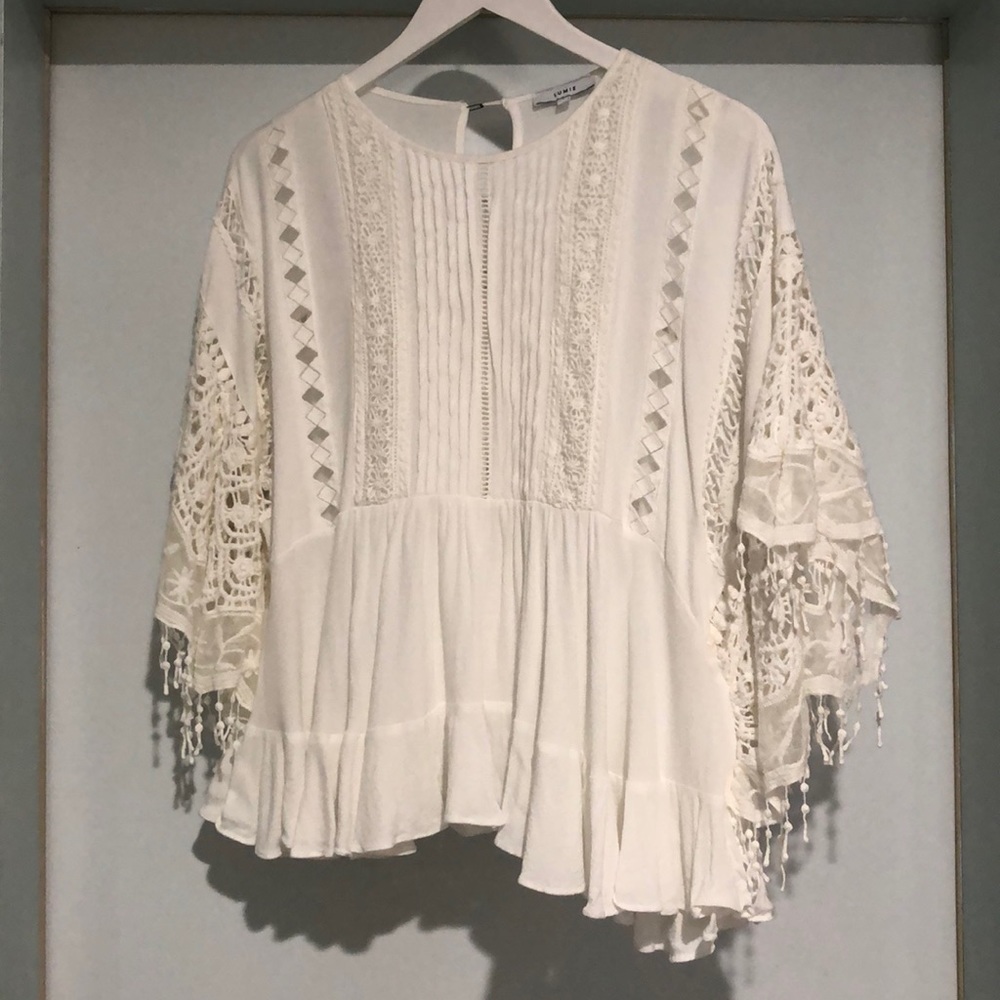 Lumie white bohemian blouse